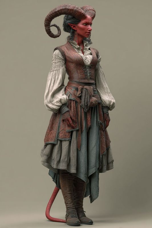 Commoner, Demonfolk, Woman 4