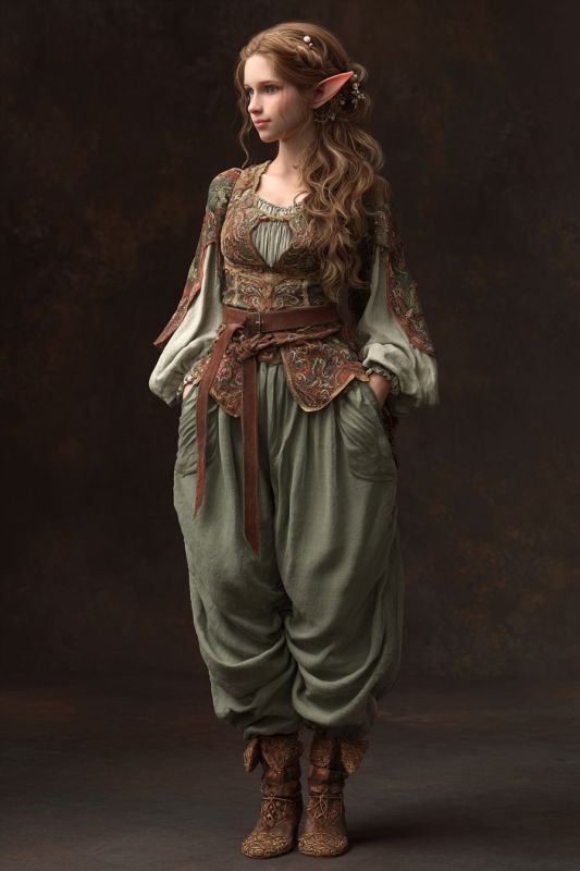 Commoner, Wood Elf, Woman 7