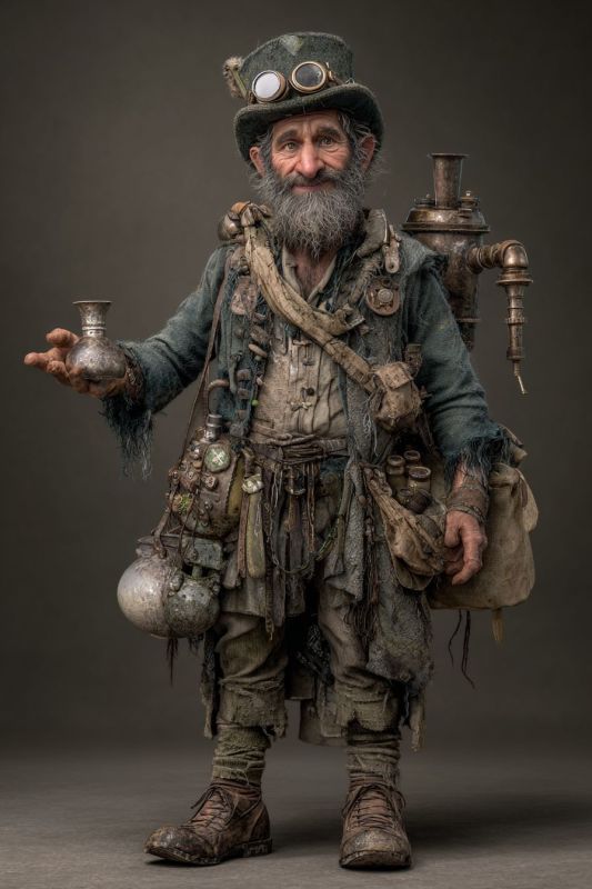 Commoner, Rock Gnome, Man 8