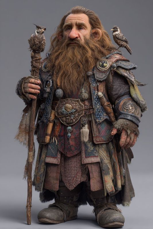 Commoner, Dwarf, Man 4