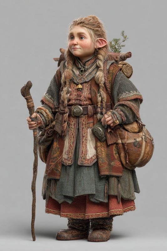Commoner, Dwarf, Woman 1