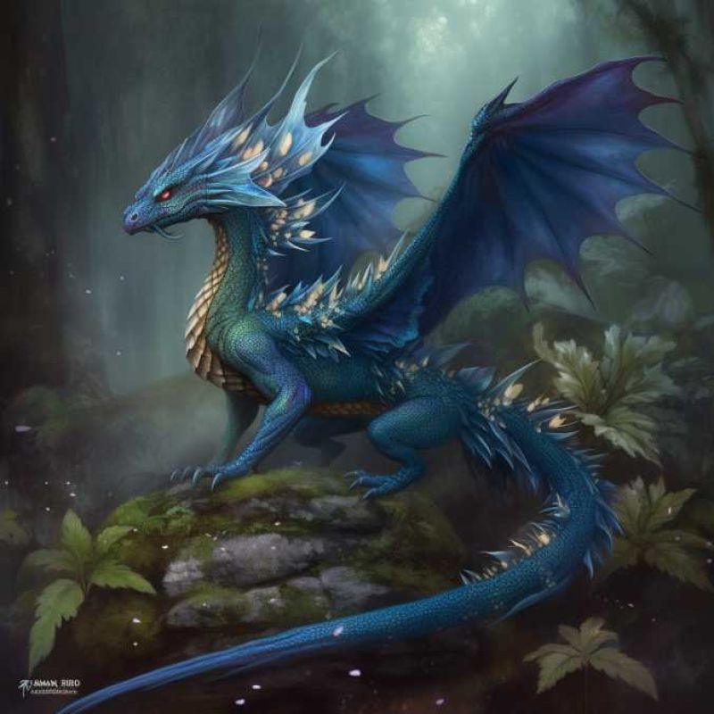 Faerie Dragon (Indigo) 3