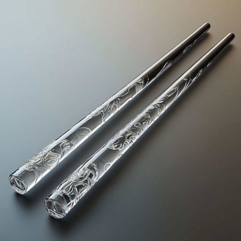 Chopsticks, Glass